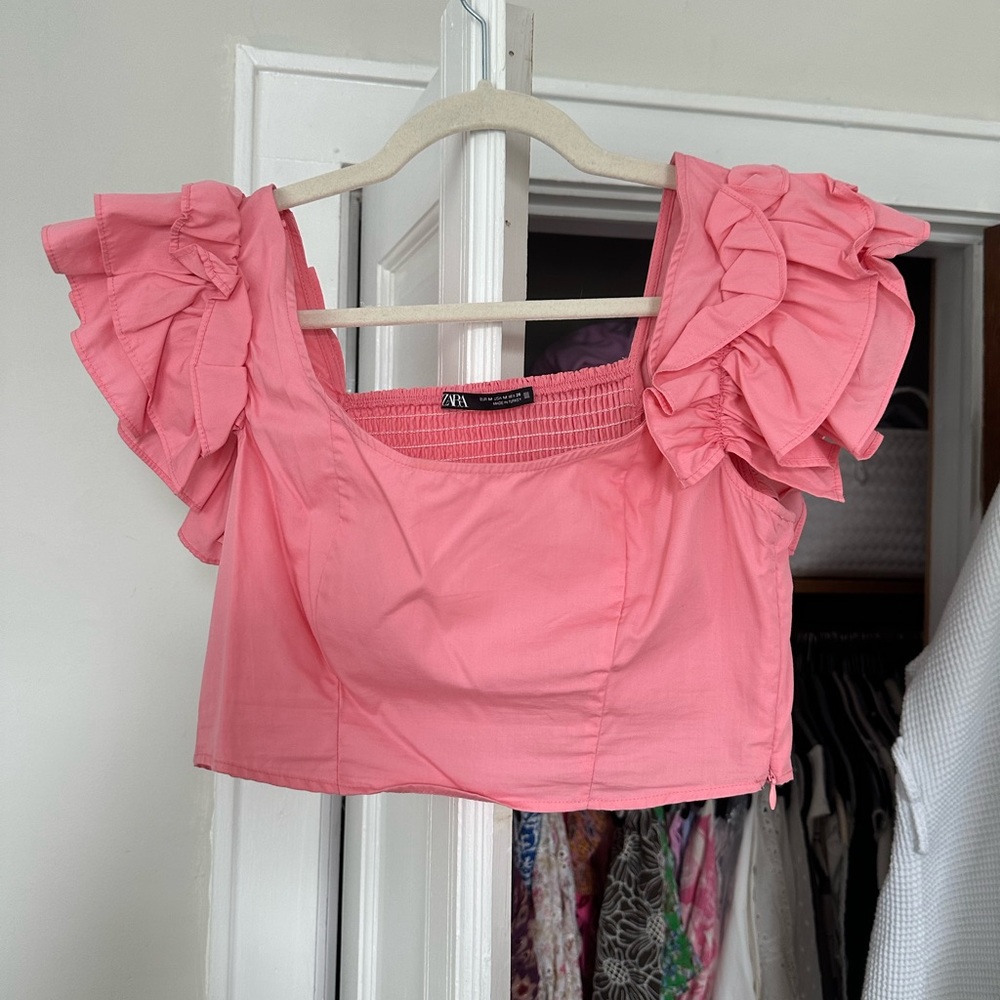 Zara pink top size M
